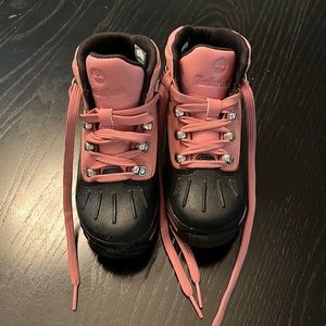 TIMBERLAND EURO HIKER SHELL WATERPROOF BOOTS PINK